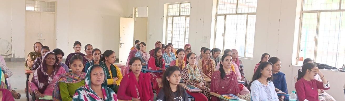 Classroom training session in progress at an IIEWS centre in Dehradun