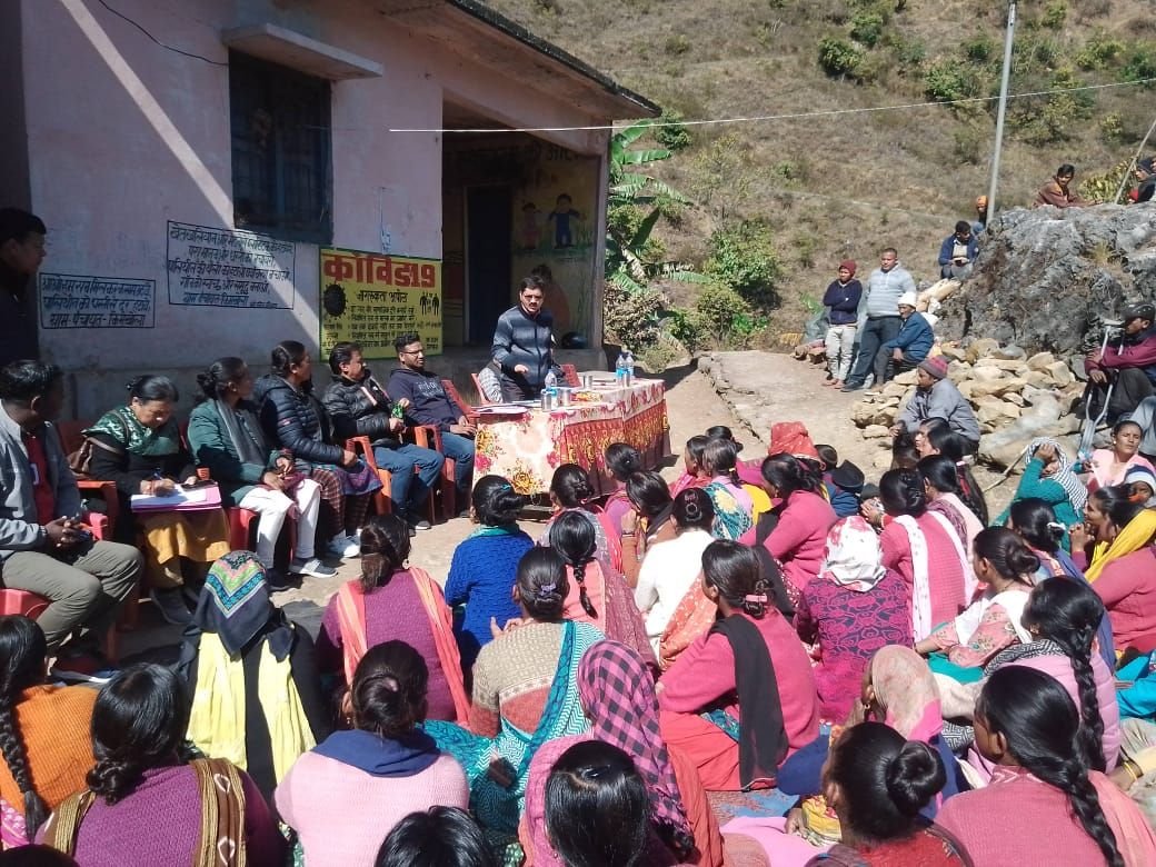 Tribal women's empowerment session under UKSRLM